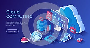 Cloud computing, data storage, database system. Cloud storage server, data backup and exchange. Secure communication process.