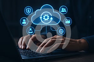 Cloud computing data storage network security technology internet service online database system backup access