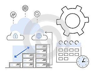 Cloud Computing with Data Storage, Security, and Task Management for Efficient Workflows