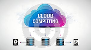 Cloud computing data storage servers