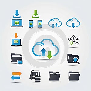 Cloud computing and data transfer across multiple devices