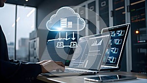 Cloud computing data transfer network technology