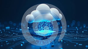 Cloud Computing, Digital Data Transfer Concept