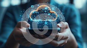 Cloud Computing, Digital Technology, Smartphone, Network, Data Storage, Information Technology, Mobile Phone, Innovation, Future