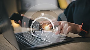 Cloud computing downloads and loading data information and upload it to the system network application. Technology transformation