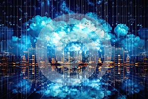 Cloud Computing: The Future of Data Storage and Processing AI Generated Illustration