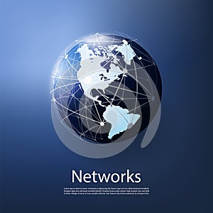 Cloud Computing Global Business and Networks Concept