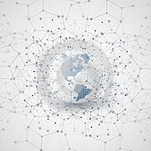 Cloud Computing and Global Networks Concept