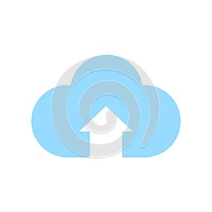 Cloud Computing Icon. Vector illustration. stock image.