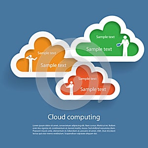 Cloud computing icons