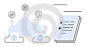 Data Storage and Cloud Sharing with Security, Communication, and Connectivity Features