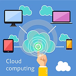 Cloud computing infographic