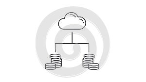 Cloud computing infrastructure with data storage