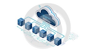 Cloud computing infrastructure with secure data storage and management system