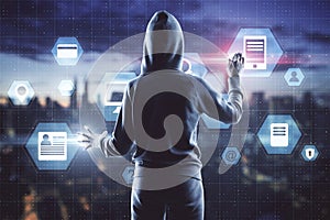 Cloud computing and innovation concept