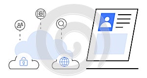 Cloud Data Security with Digital Identity and Network Access Concept