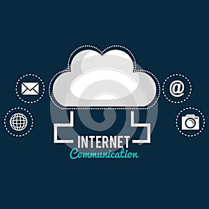 Cloud computing with internet communication