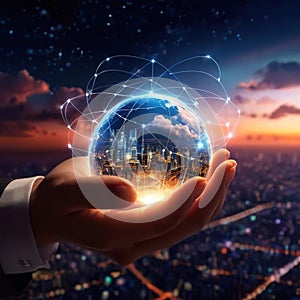 Cloud computing internet technology, automated distributed computer technology data broadband