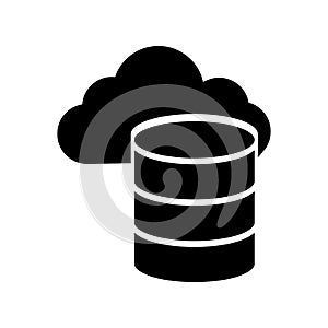 Cloud computing Isolated Vector icon which can easily modify or edit