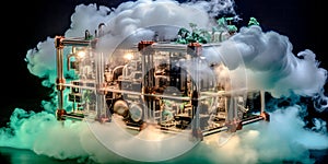 Cloudcomputing Cloud Computer Cloud-Storage Icon Image Sign Brainstorming CPU GPU Digital Art