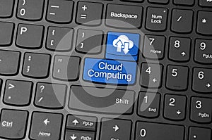 Cloud computing on keyboard