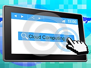 Cloud Computing Means Computer Network And Cloud-Computing