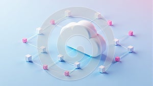 Cloud Computing Network With Abstract Cubes
