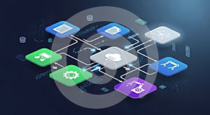 Cloud computing network architecture diagram