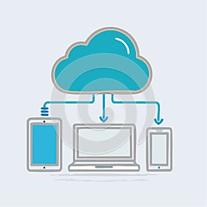 Cloud Computing Network Connecting Devices (1