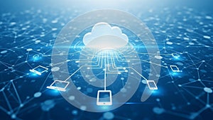 Cloud Computing Network Connecting Mobile Devices in Digital Environment