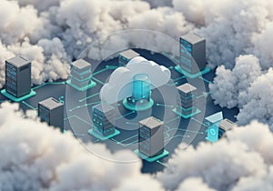 Cloud Computing Network Digital Data Center