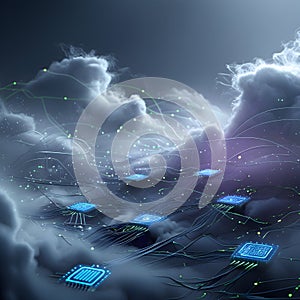 Cloud computing network digital data servers