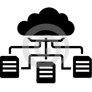 Cloud Computing Network Infrastructure Vector for Technological Applications