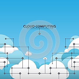 Cloud computing network internet storage connection