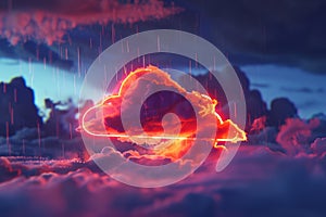 Cloud computing network safe encrypted storage personal data protection verified technology encription security protocol