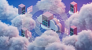 Cloud Computing Network: Servers and Data in the Cloud