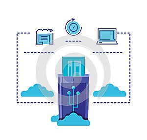 Cloud computing network with usb memory