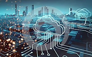 Cloud computing, realizing cloud storage through Internet connection in the quantum field