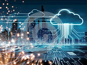 Cloud computing, realizing cloud storage through Internet connection in the quantum field