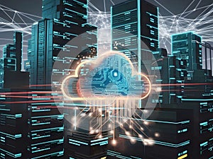 Cloud computing, realizing cloud storage through Internet connection in the quantum field