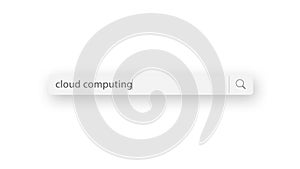 Cloud computing - search query