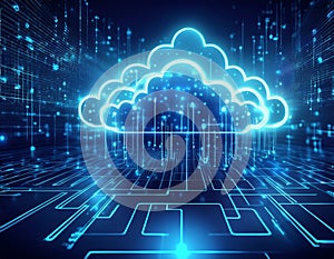 Cloud Computing with Secure Data Transfer, Cybersecurity, and Advanced Network Technology