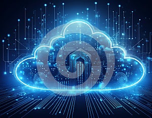 Cloud Computing with Secure Data Transfer, Cybersecurity, and Advanced Network Technology