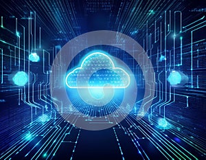 Cloud Computing with Secure Data Transfer, Cybersecurity, and Advanced Network Technology
