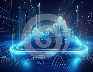 Cloud Computing with Secure Data Transfer, Cybersecurity, and Advanced Network Technology