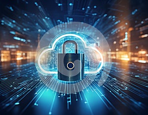 Digital Clock Cloud Computing with Secure Data Transfer, Cybersecurity, and Advanced Network Technology