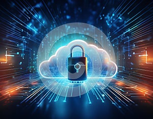 Digital Clock Cloud Computing with Secure Data Transfer, Cybersecurity, and Advanced Network Technology