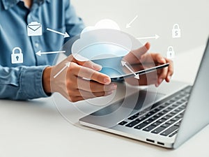 Cloud Computing: Secure Data Transfer on a Tablet