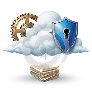 Cloud computing security and data protection services