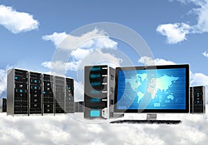 Cloud Computing Server Concept